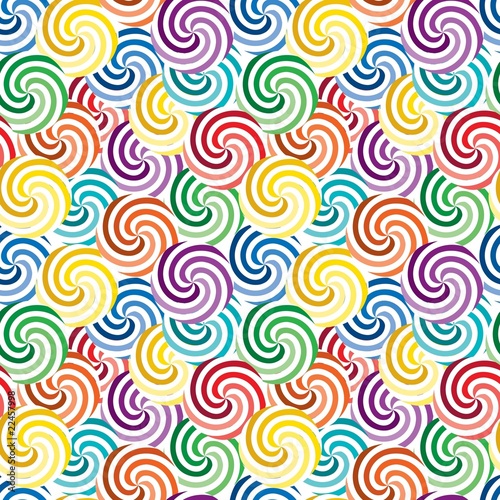 Seamless vivid swirl pattern