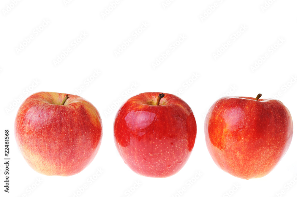 red apples