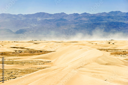 Lifeless landscape of Death Valley . California. USA