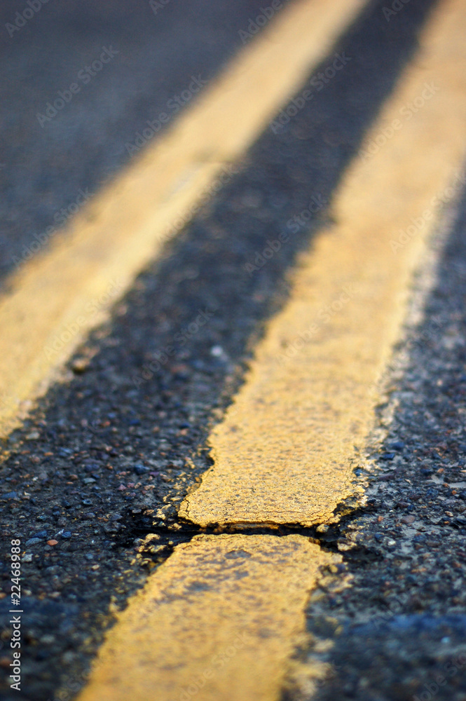 Crack in the road