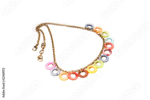 Colored necklace