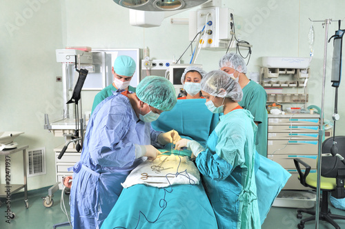 Medical team performing an operation - a series of MEDICAL