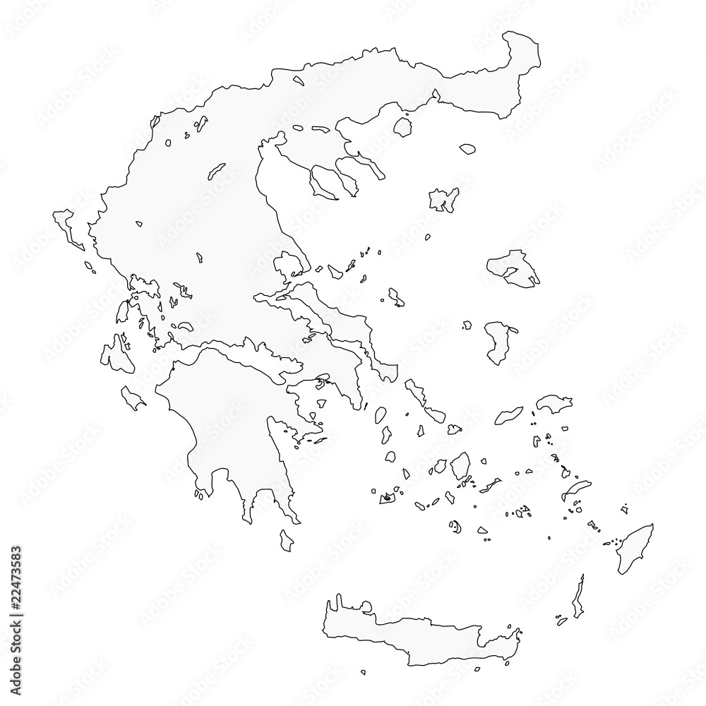 landkarte griechenland III