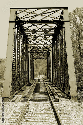 Fotografija Old train trestle