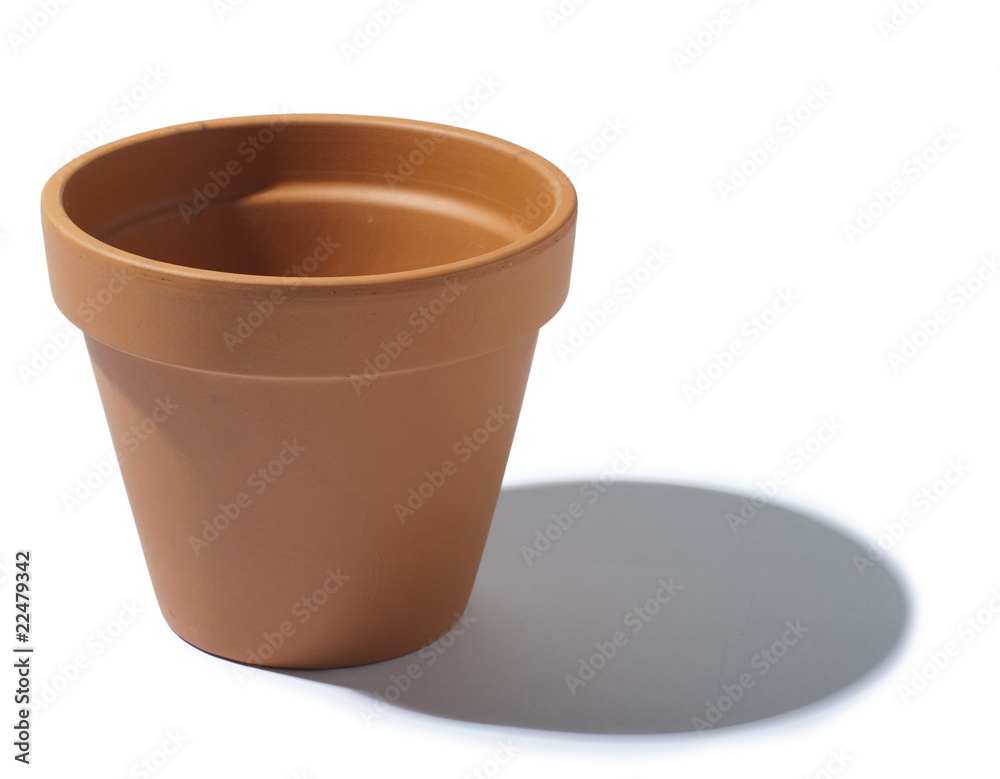 Foto Stock Vaso vuoto di terracotta | Adobe Stock