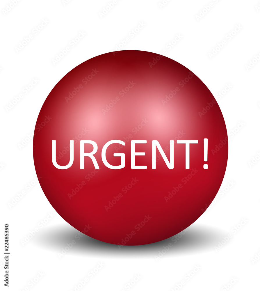 Urgent Icon - red