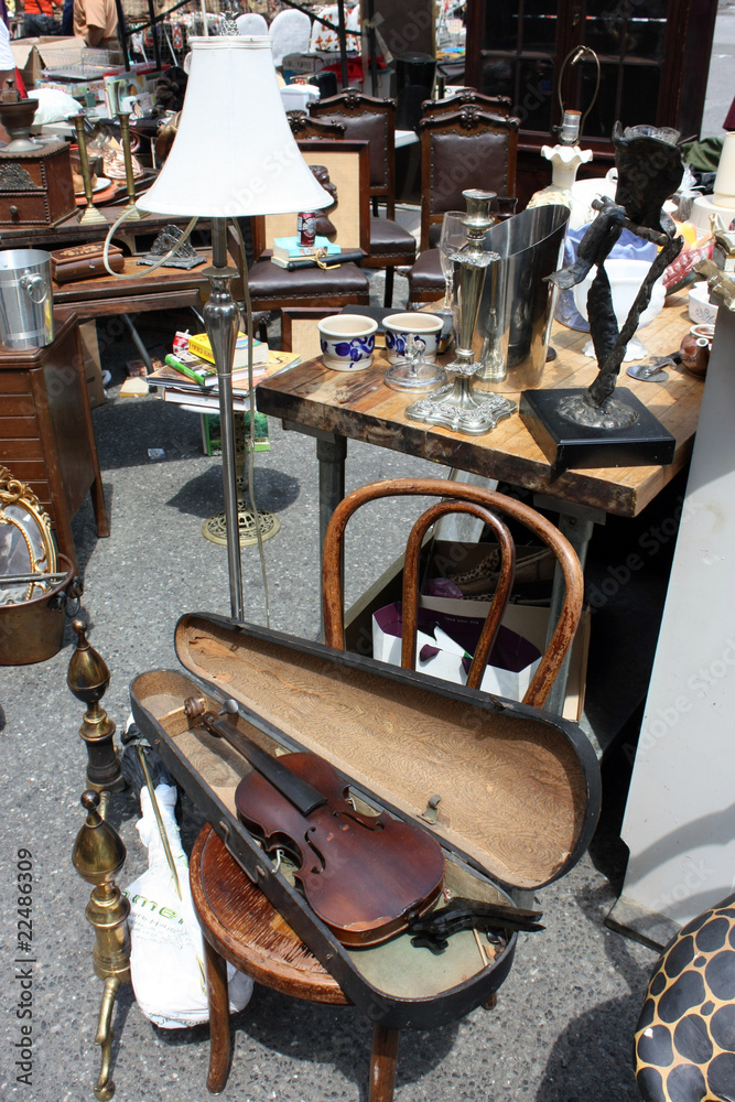 Naklejka premium Marché aux puces- NYC