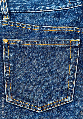Jeans pocket.