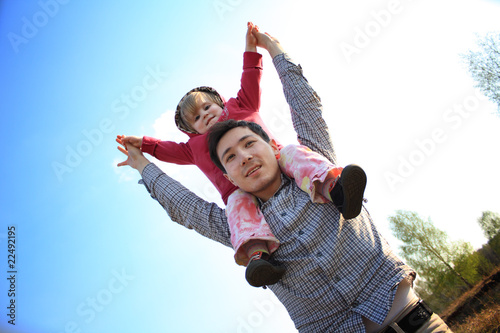 Father and daughter photo