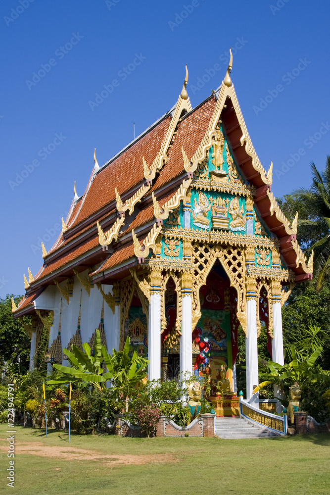 Buddhistic temple on Koh Chang island, Thailand