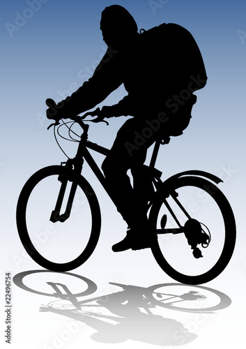 Cycling tourist