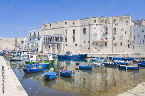 Fotografie Monopoli Old Port. Apulia.