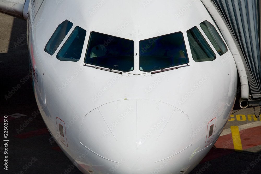 White cockpit