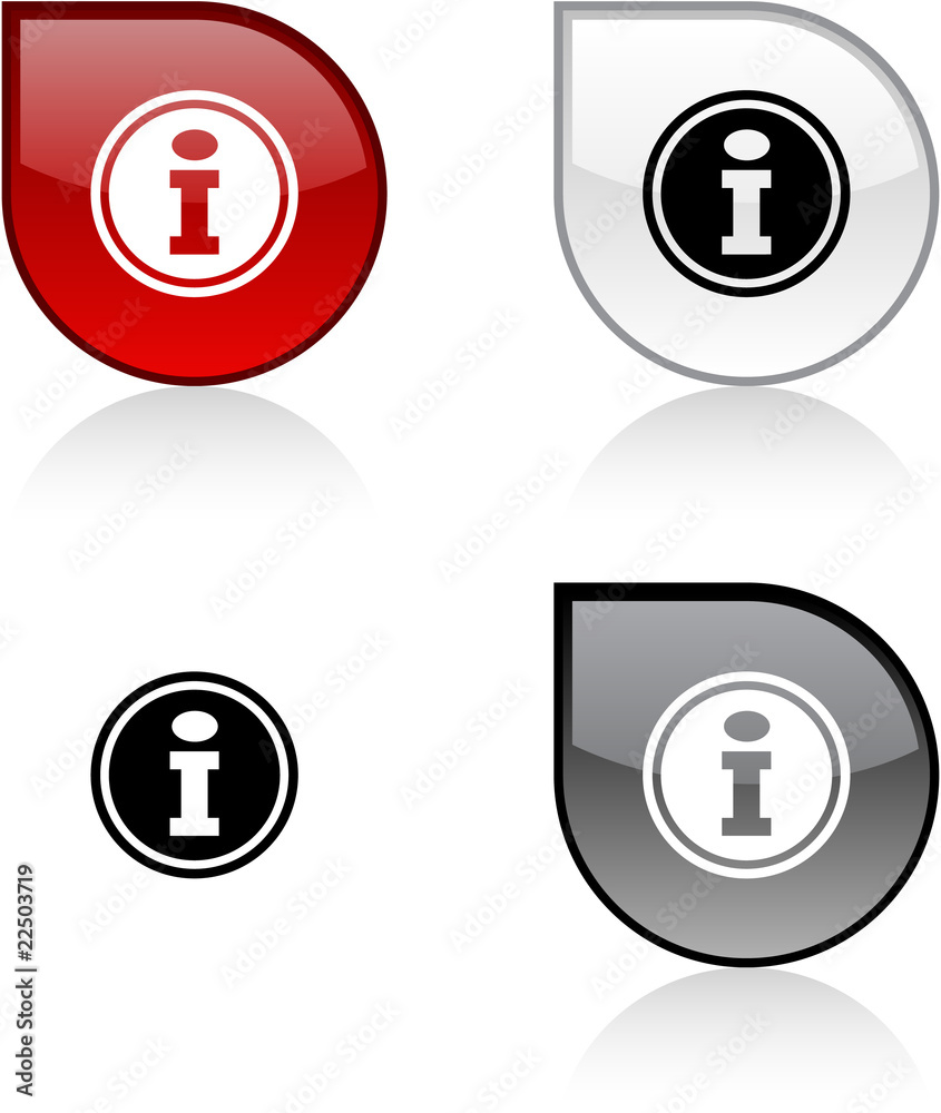 Info button. Info button.
