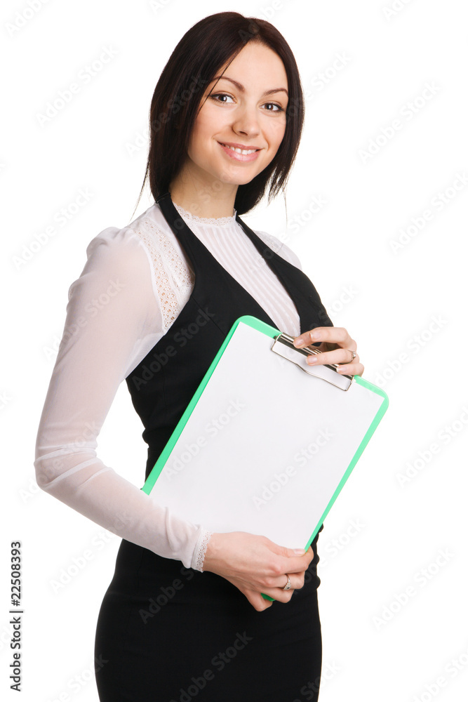 Young beautiful businesswoman Young beautiful businesswoman