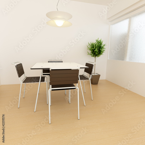 modern interior 3D rendering
