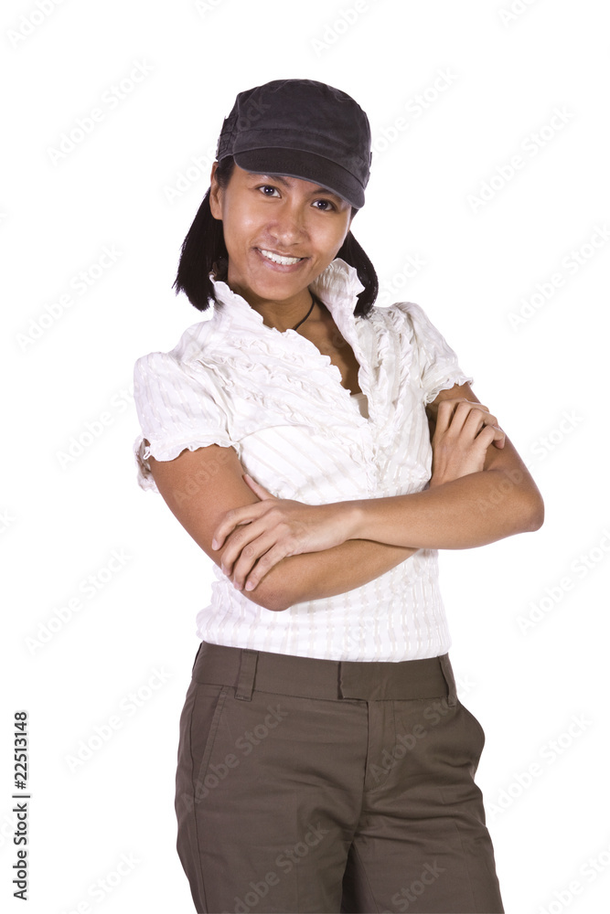 Beautiful Girl Standing Up