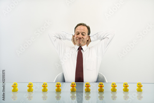 Obraz na plátně Successful businessman