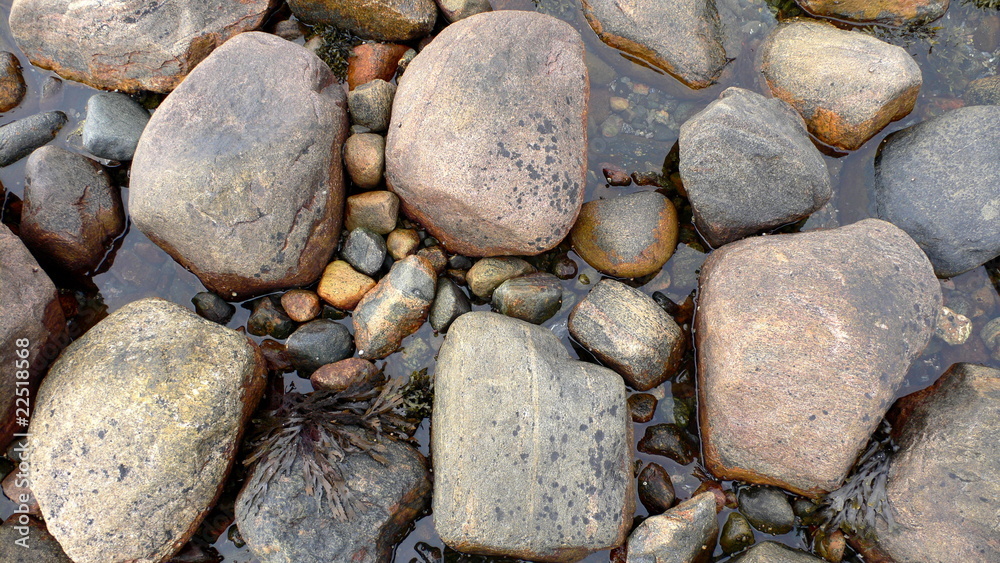 Sea pebble stone around water abstract natural background Sea pebble stone around water abstract natural background