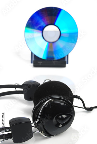 DVD and earphone