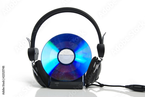 DVD and earphone
