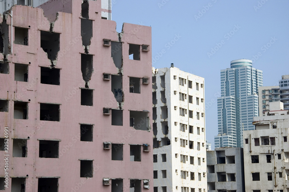 Demolition in Chinese city Demolition in Chinese city