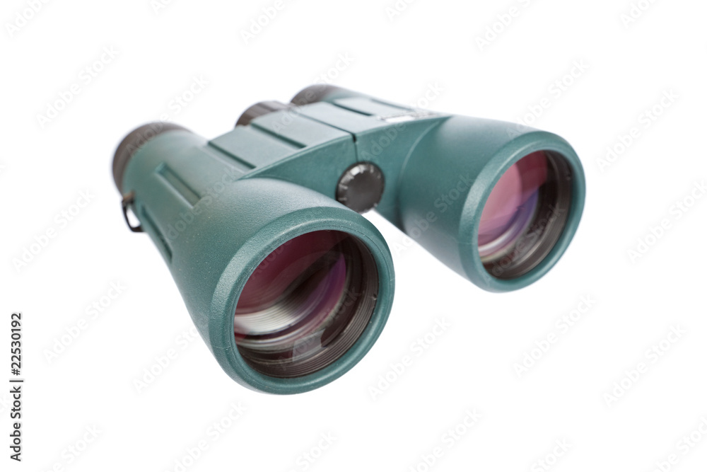 Green binoculars