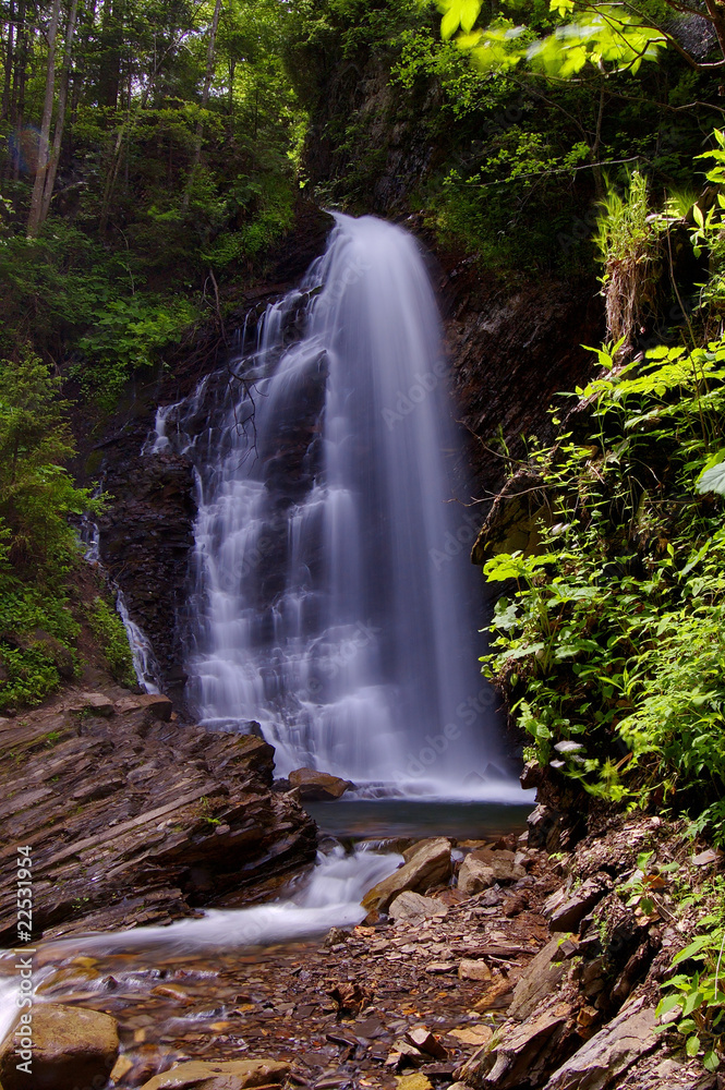 Fototapeta premium Waterfall in mountains