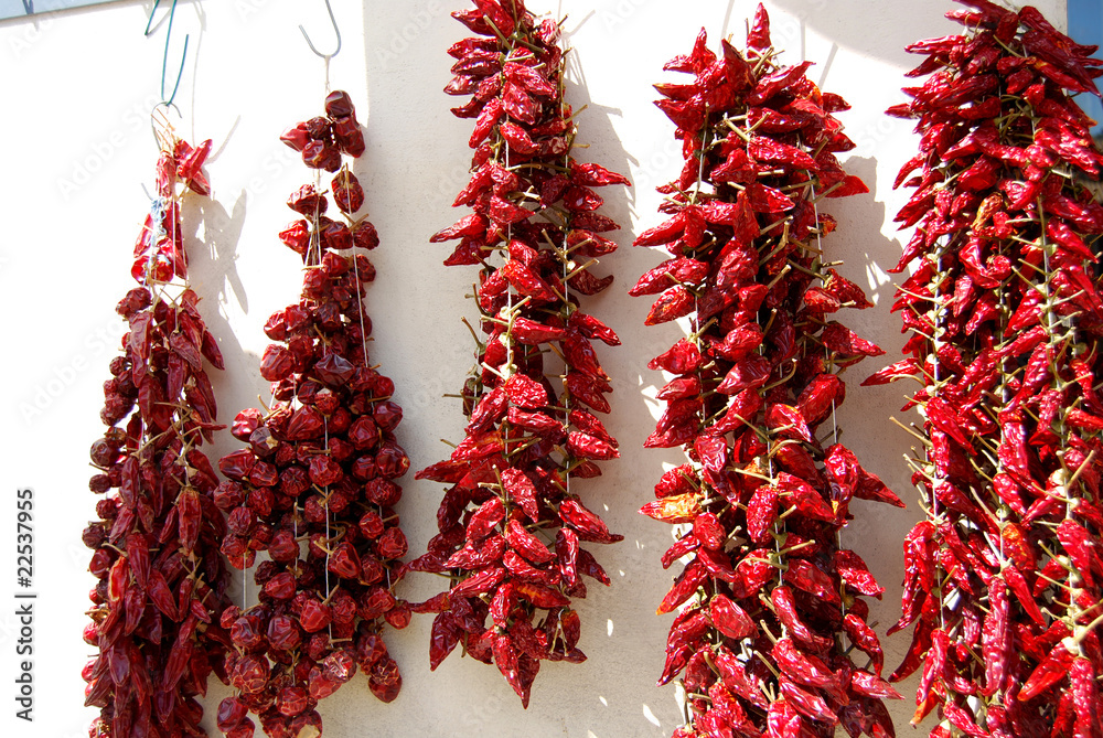 Collane di peperoncino calabrese