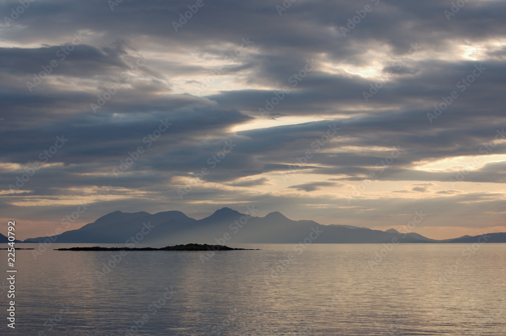 Rum from Arisaig late evening