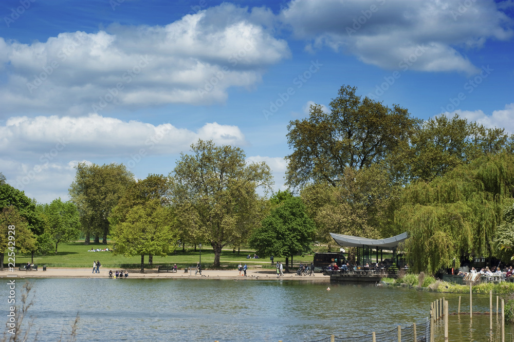 Serpentine Lake in Hyde Park London