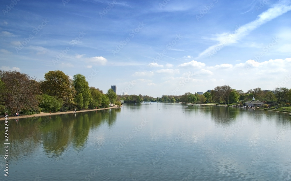 Serpentine Lake in Hyde Park London