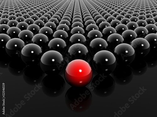 Different red ball