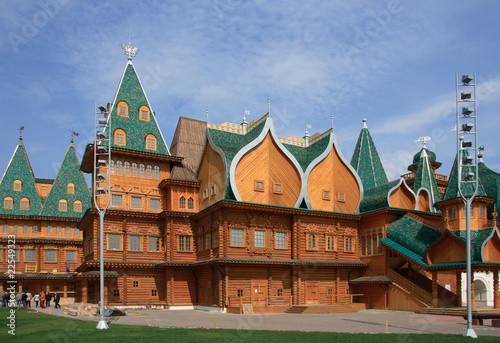Fototapeta Naklejka Na Ścianę i Meble -  Wooden palace in Kolomenskoye
