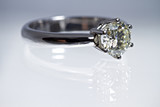 One carat diamond engagement ring