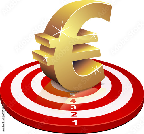 Euro sur cible (détouré)