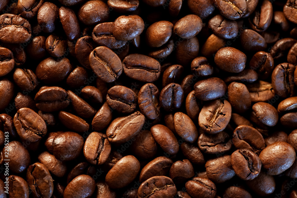 Fototapeta premium Kaffeebohnen
