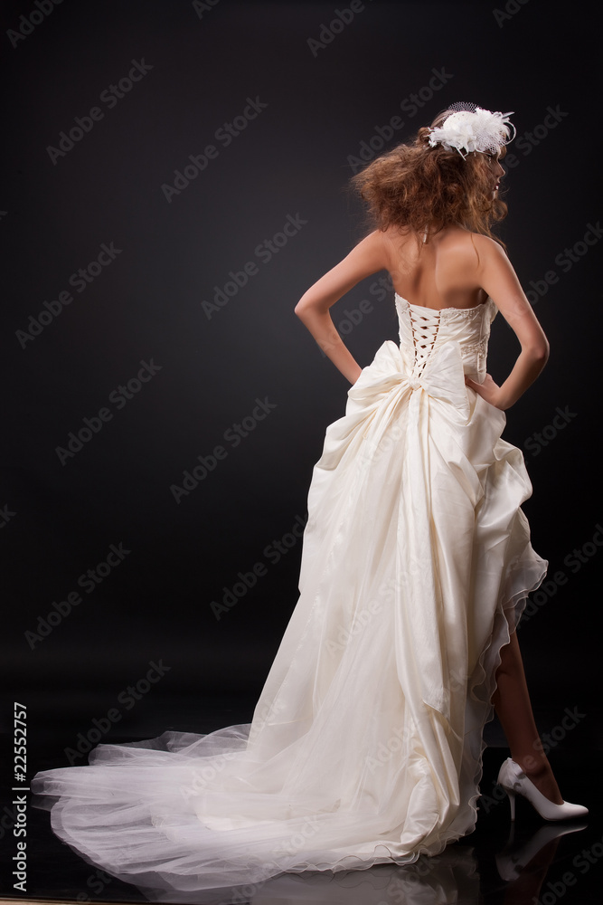 Fototapeta premium Young Beautiful Bride