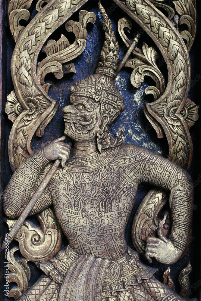 Fototapeta premium Thai Carving Art