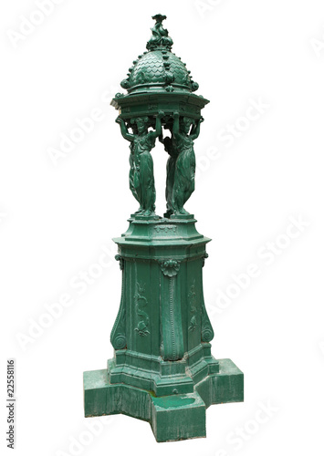 Fontaine Wallace - Paris - Détourée