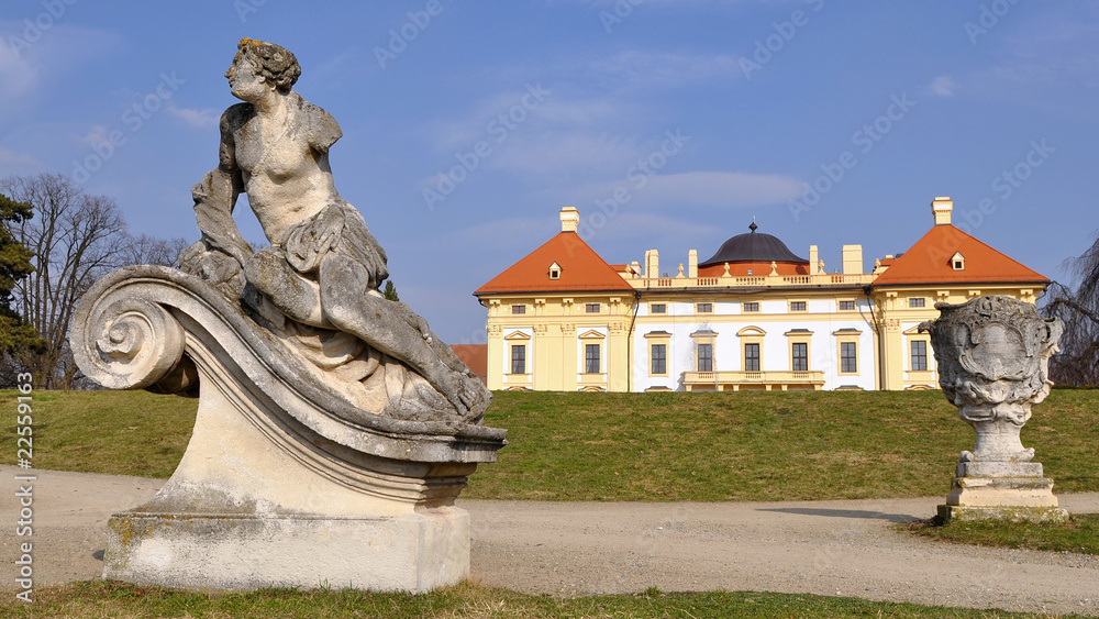 garden of Slavkov castle