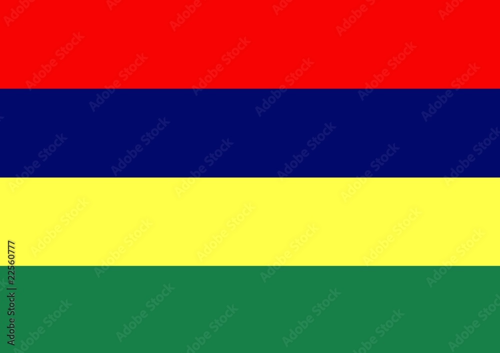 Fototapeta premium Mauritius flag