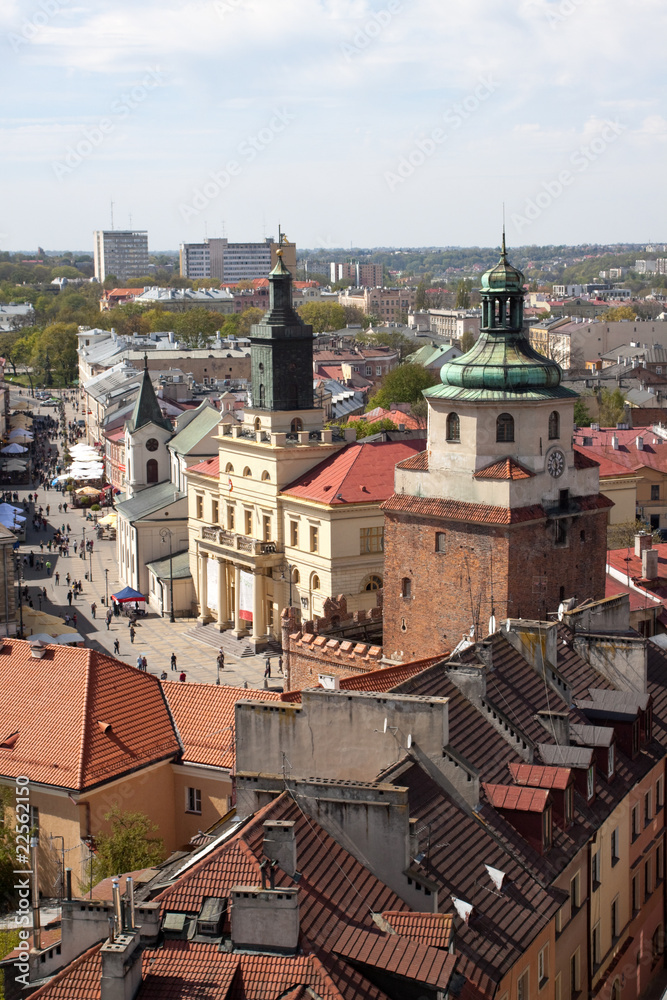 Lublin, Poland, old city center