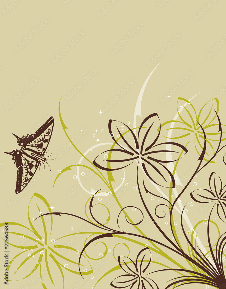 Fototapeta premium Floral background