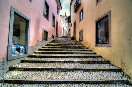 An alley in Sintra  Portugal