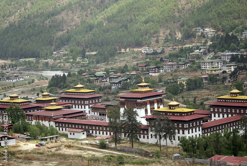 Trashi Chhoe Dzong, Thimphu, Bhutan photo