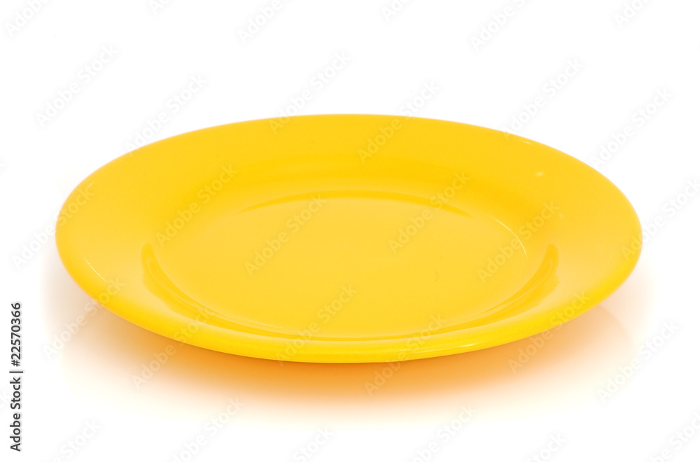 Yellow plate Yellow plate