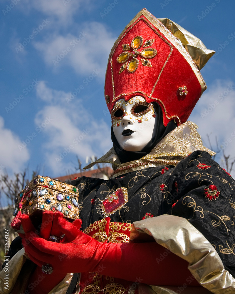 Naklejka premium Venitian Carnival in Paris