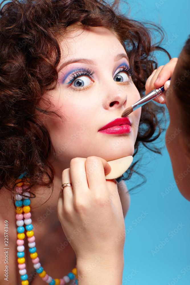 Obraz premium girl's make up