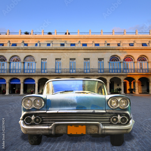 Old car in havana street © roxxyphotos